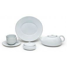 Сервиз Deshoulieres EPURE PLATINE чайный 9 предметов, фарфор