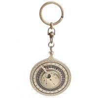 Брелок вычислитель приливов Hemisferium Tide Computer Key Ring диам 5 см толщина 6 мм, бронза
