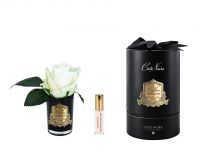 Бутон розы диффузор ROSE BUD GREEN, черная ваза, 1 спрей 5мл