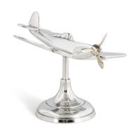 Самолет AUTHENTIC MODELS Spitfire авиационный алюминий, полированный