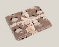 Плед детский LITTLE BEIGE SHEEP 75x100, шерсть 80% полиэстер 20%, 450гр