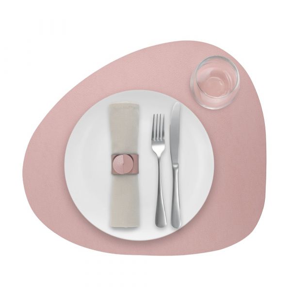 Подстановочная салфетка фигурная 37х44 см, натуральная кожа, Srosewater SKINNATUR