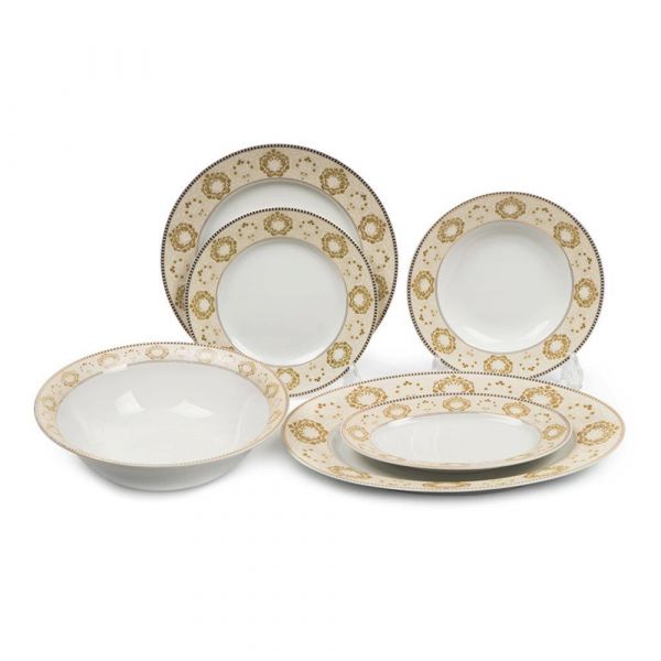 Сервиз столовый Tunisie Porcelaine Riad Or 21 предмет