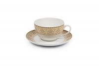 Чайная пара Tunisie Porcelaine Tiffany Or 20 см 6103520 1785