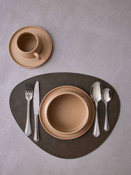 Салфетка сервировочная drop, 33х41 см, темно-коричневая/молочная Liberty Jones