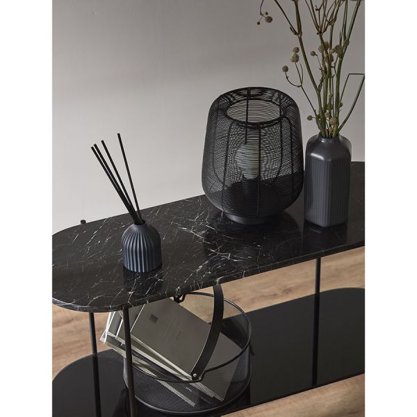 Диффузор ароматический vetiver & black cypress из коллекции edge, 200 мл, тёмно-синий Tkano