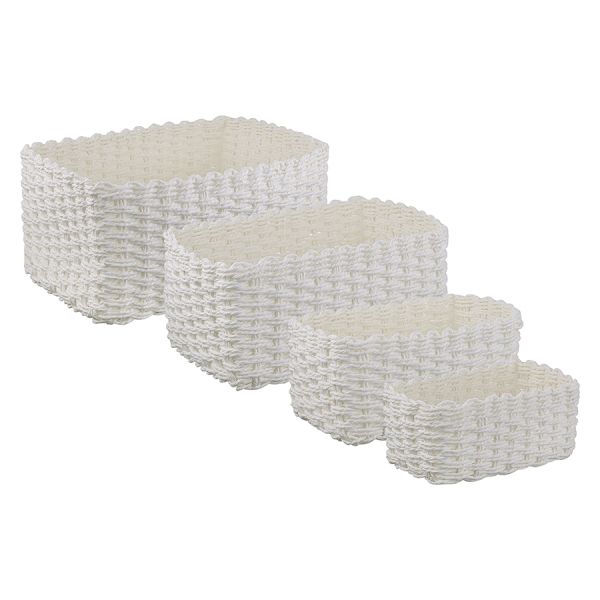 Корзина для хранения hagen, 30х20х13 см, белая