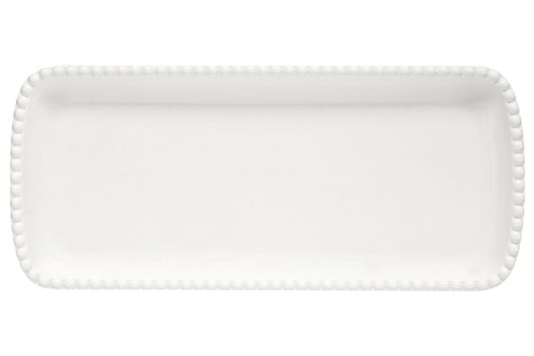 Блюдо прямоугольное Easy Life Tiffany белое 36х16 см