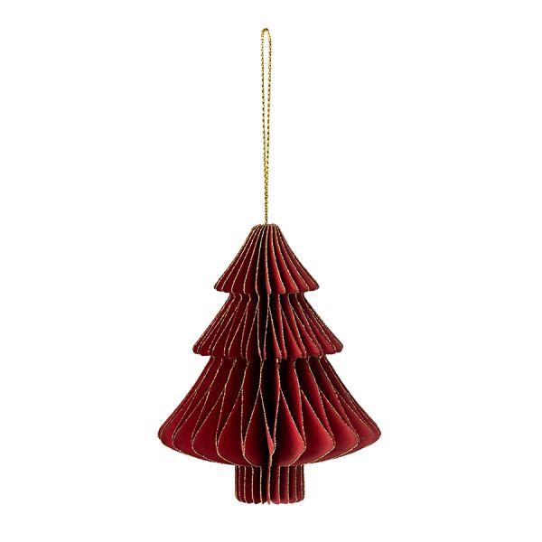 Набор новогодних украшений из бумаги Огни в лесу из коллекции new year essential, 3 шт Tkano
