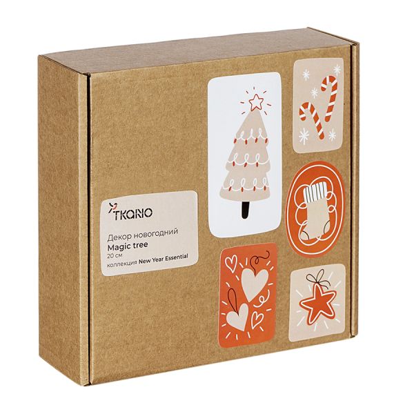 Декор новогодний magic tree из коллекции new year essential, 20 см Tkano
