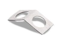 Кольцо для салфетки набор 2 шт, 6х14 см, цвет бело-серый, HIPPO LIND DNA 98946