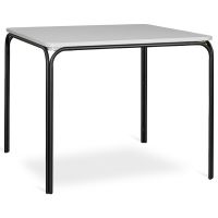 Стол обеденный ror, 90х90 см, черный/серый Latitude