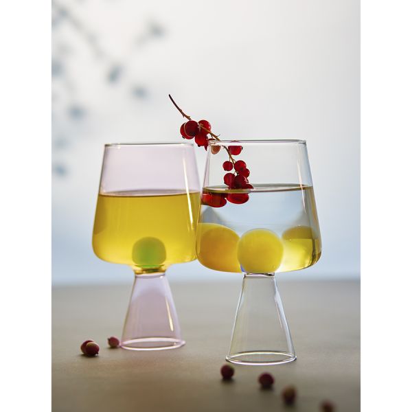 Бокал для вина orb 400 мл, прозрачный/синий Liberty Jones