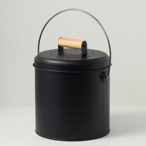 Контейнер для пищевых отходов с фильтром irmel, 3.5 л, графит Smart Solutions