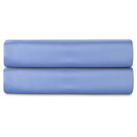 Простыня на резинке из сатина сиреневого цвета из коллекции essential 180х200х30 см