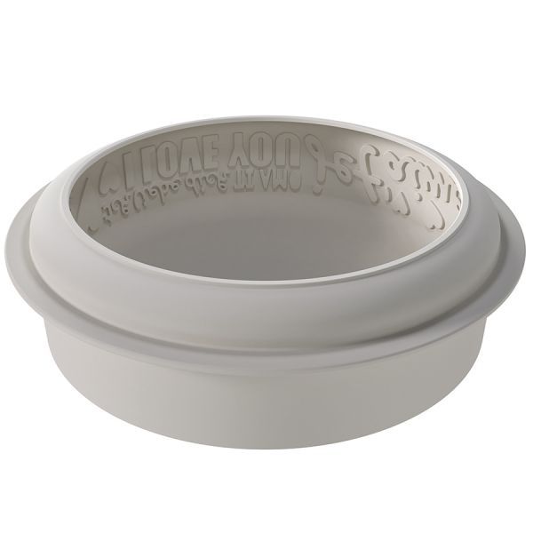 Форма силиконовая для выпечки и десертов endless love, D19 см