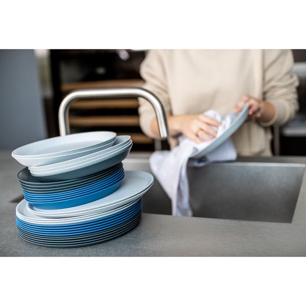 Тарелка connect organic 20,5 см синяя