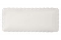 Блюдо прямоугольное Easy Life Onde белое 36х16 см