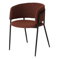 Стул helning, букле, терракота Bergenson Bjorn