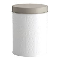 Емкость для хранения кофе in the forest белая-серая