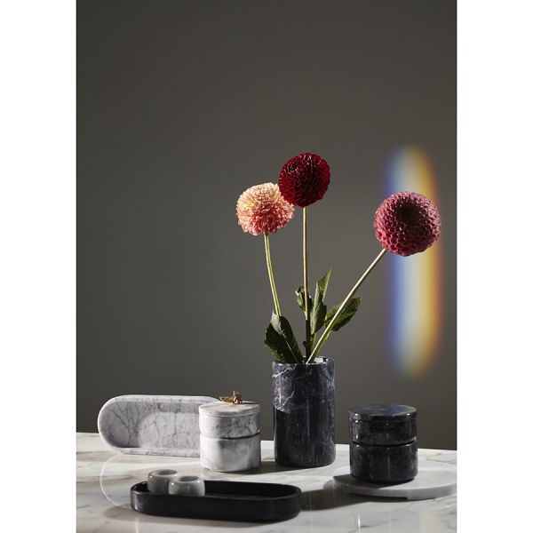 Блюдо сервировочное marm, D20 см, белый мрамор Liberty Jones