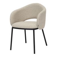 Стул coastal, букле, крем-брюле/черный Bergenson Bjorn