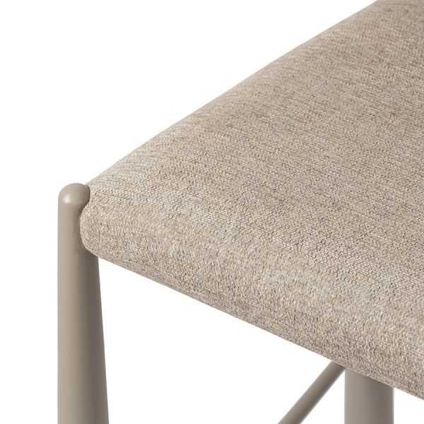 Стул барный freddi, рогожка, жемчужно-серый Bergenson Bjorn