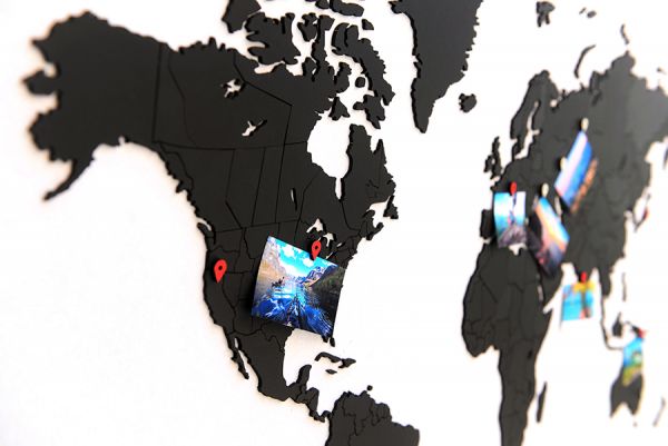 Пазл «Карта мира» 100x60 см цвет черный 1601-12 new