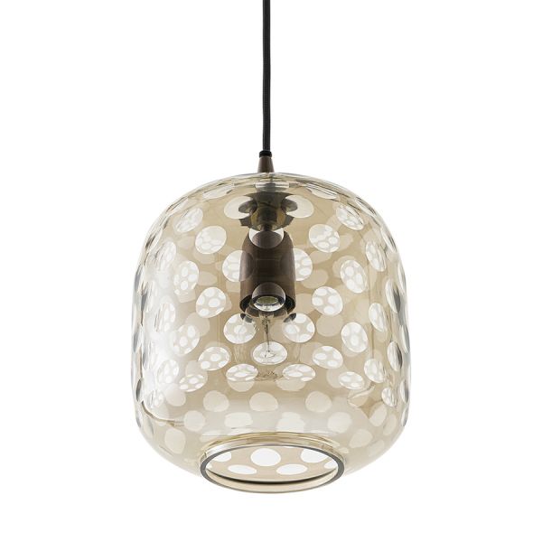 Светильник подвесной mystic aura, D20 см, коричневый Bergenson Bjorn