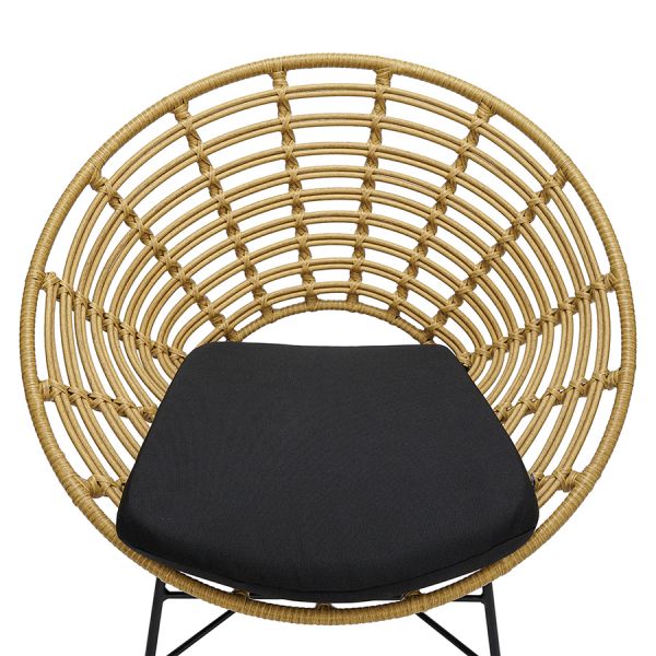 Стул vetle round, ротанг Bergenson Bjorn