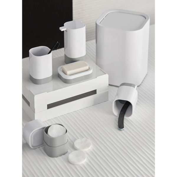 Контейнер для мусора tyer 7 л, белый/серый Bergenson Bjorn Bath