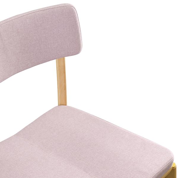Стул aska рогожка ясень/розовый Latitude