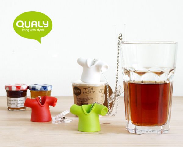 Заварочная ёмкость для чая Tea shirt красная