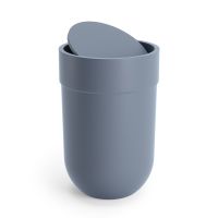 Корзина для мусора с крышкой touch, 6 л, голубая Umbra