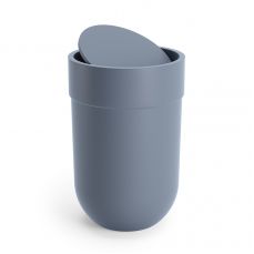 Корзина для мусора с крышкой touch, 6 л, голубая Umbra