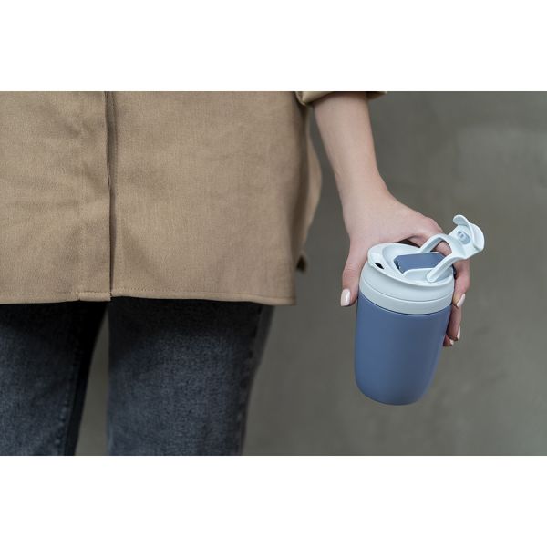 Термокружка sup cup, 350 мл, голубая