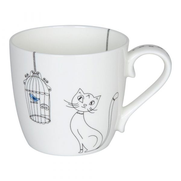 Кружка 'Кошки и птички' 425 мл Koenitz 