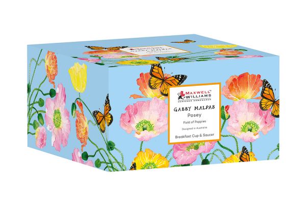 Чашка с блюдцем Маки 0,4 л Maxwell & Williams