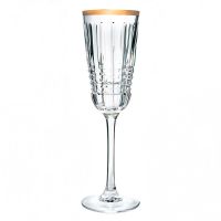 Набор  из 6-ти бокалов для шампанского 170 мл RENDEZ-VOUS GOLD     (2) (80)     L8234 GOLD