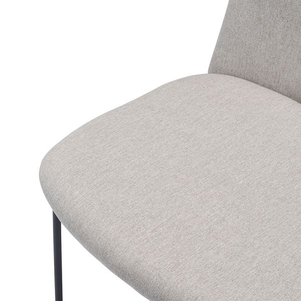 Стул niels рогожка светло-серый