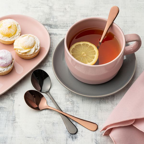 Набор из 4 чайных ложек select copper