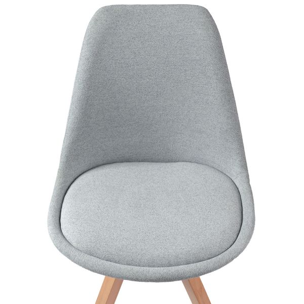 Стул harvy велюр светло-голубой