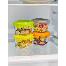 Набор контейнеров для запекания и хранения click glass, 160 мл, 4 шт Smart Solutions
