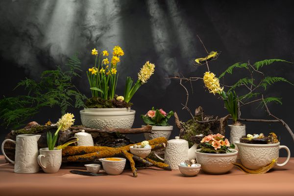 Набор мерных чаш birds of paradise, кремовые, 4 шт Liberty Jones