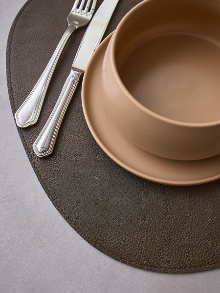 Салфетка сервировочная drop, 33х41 см, темно-коричневая/молочная Liberty Jones