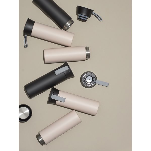 Термокружка keep heat 500 мл, кремовая Smart Solutions