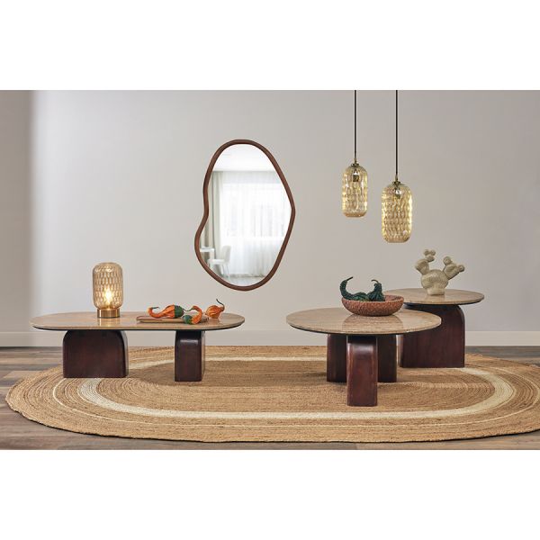 Светильник подвесной mystic aura, D14 см, янтарно-золотой Bergenson Bjorn