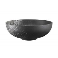 Салатник 15.5х6 см, 500 мл, фарфор, черный, в белую крапинку, Caviar Galaxy Maxwell & Williams