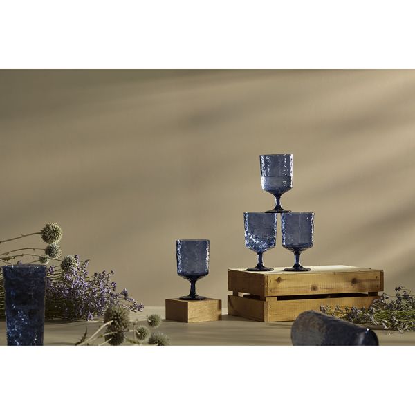 Набор бокалов для вина arctic, 280 мл, синий, 4 шт Liberty Jones