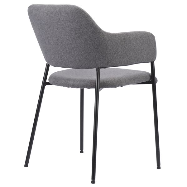 Кресло berg wendy 54х53х82,5 см темно-серое